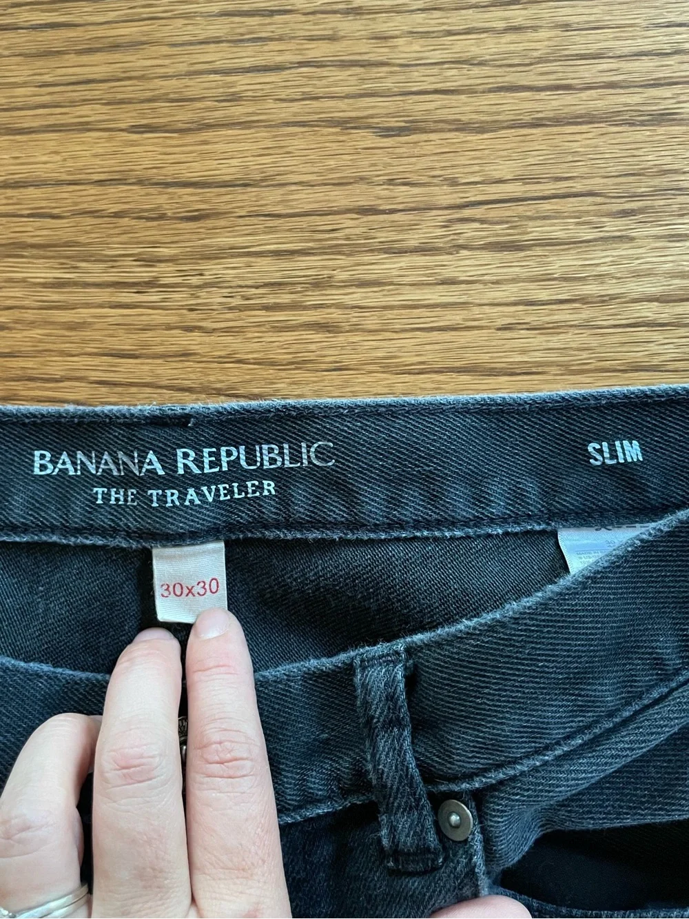 Banana Republic The Traveler Slim Jeans in Black Men’s 30 x 30 EUC